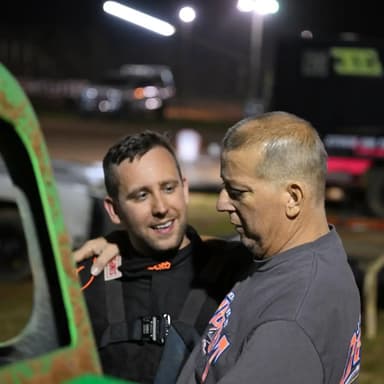 The builder at the track