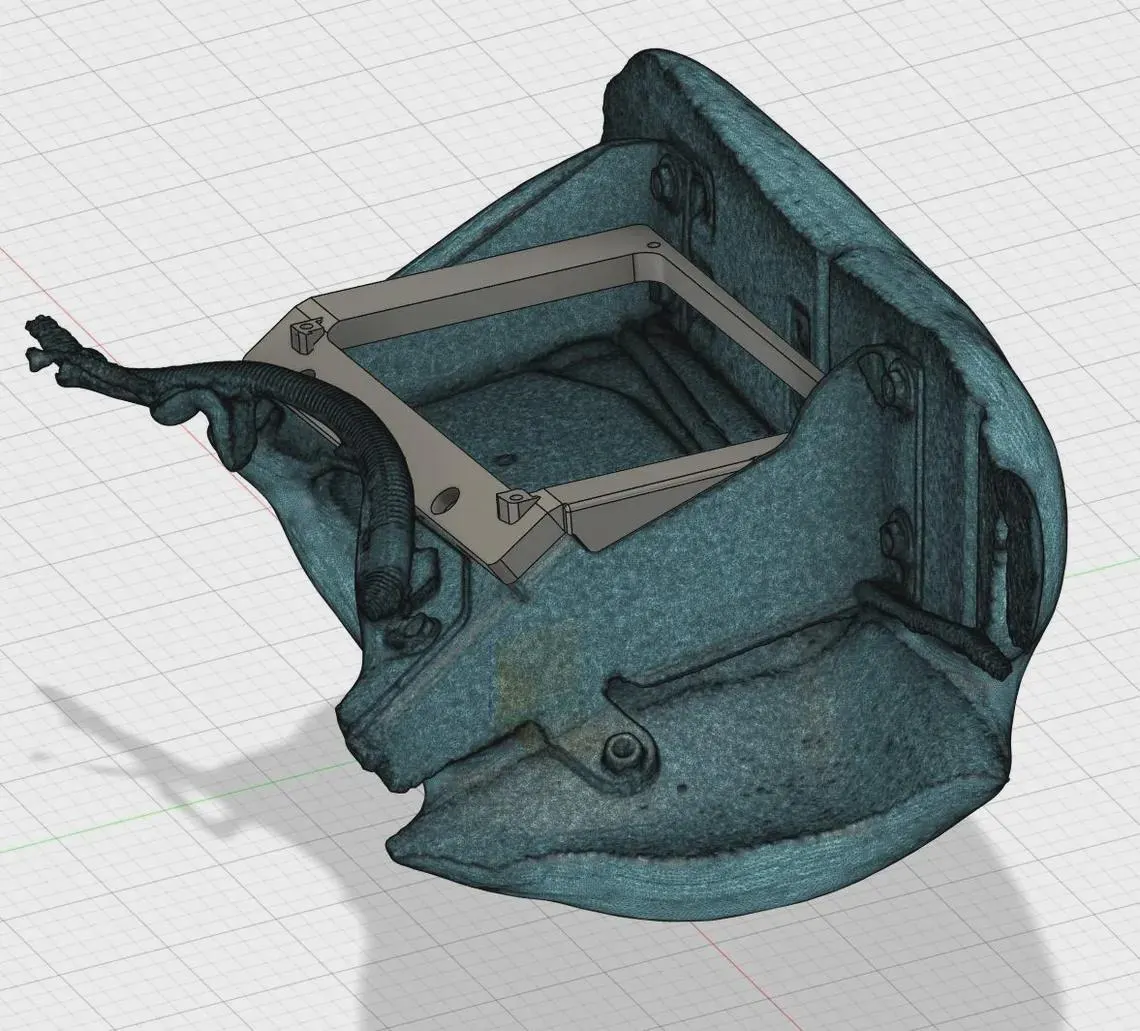LS Swap PCM Bracket - 1996 Chevy c1500 OBS Truck - 3D Printed Mount thumbnail 3